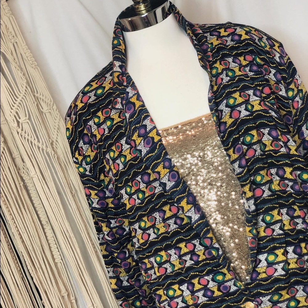 (VNTG) 80’s lightweight coziest blazer 👇⁣